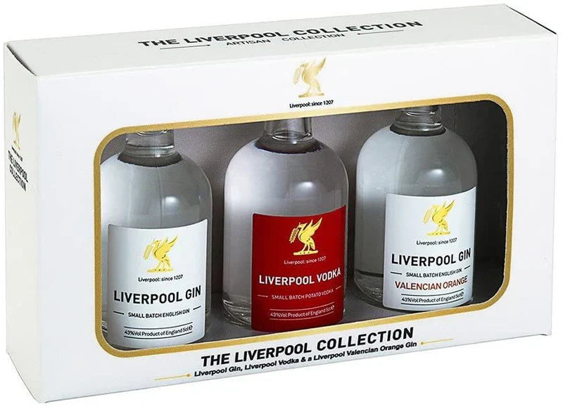 Gin The Liverpool Artisanal Handcrafted Spirits 3x 5cl Gift Set - ScentiMelti Home Fragrance, Beauty & Gifts UK