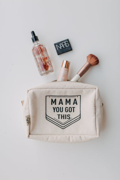 Mama You Got This Organiser – Multi-Purpose Travel Make-Up Bag (Hospital Bag - Baby Shower Gift) - ScentiMelti Home Fragrance, Beauty & Gifts UK