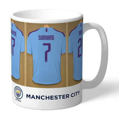 Manchester City Football Club Dressing Room Mug - ScentiMelti Home Fragrance, Beauty & Gifts UK