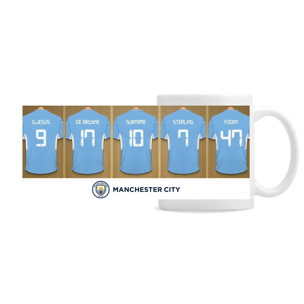 Manchester City Football Club Dressing Room Mug - ScentiMelti Home Fragrance, Beauty & Gifts UK