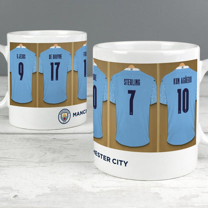 Manchester City Football Club Dressing Room Mug - ScentiMelti Home Fragrance, Beauty & Gifts UK