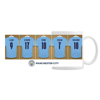 Manchester City Football Club Dressing Room Mug - ScentiMelti Home Fragrance, Beauty & Gifts UK