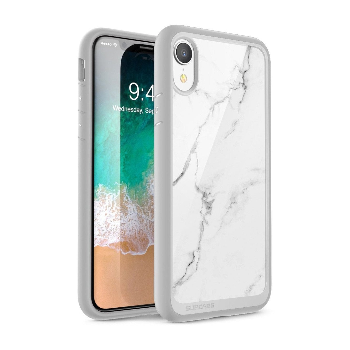 iPhone XR Unicorn Beetle Style Slim Clear Case-Marble - ScentiMelti Home Fragrance, Beauty & Gifts UK