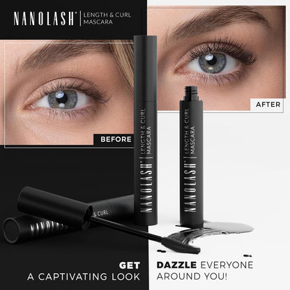 Nanolash Length&Curl Mascara 10 ml - lengthening and curling mascara, the effect of perfectly long and perfectly curled eyelashes, black mascara Beauty Goddess ScentiMelti Wax Melts