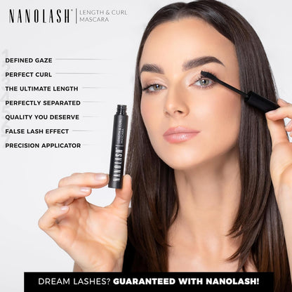 Nanolash Length&Curl Mascara 10 ml - lengthening and curling mascara, the effect of perfectly long and perfectly curled eyelashes, black mascara Beauty Goddess ScentiMelti Wax Melts