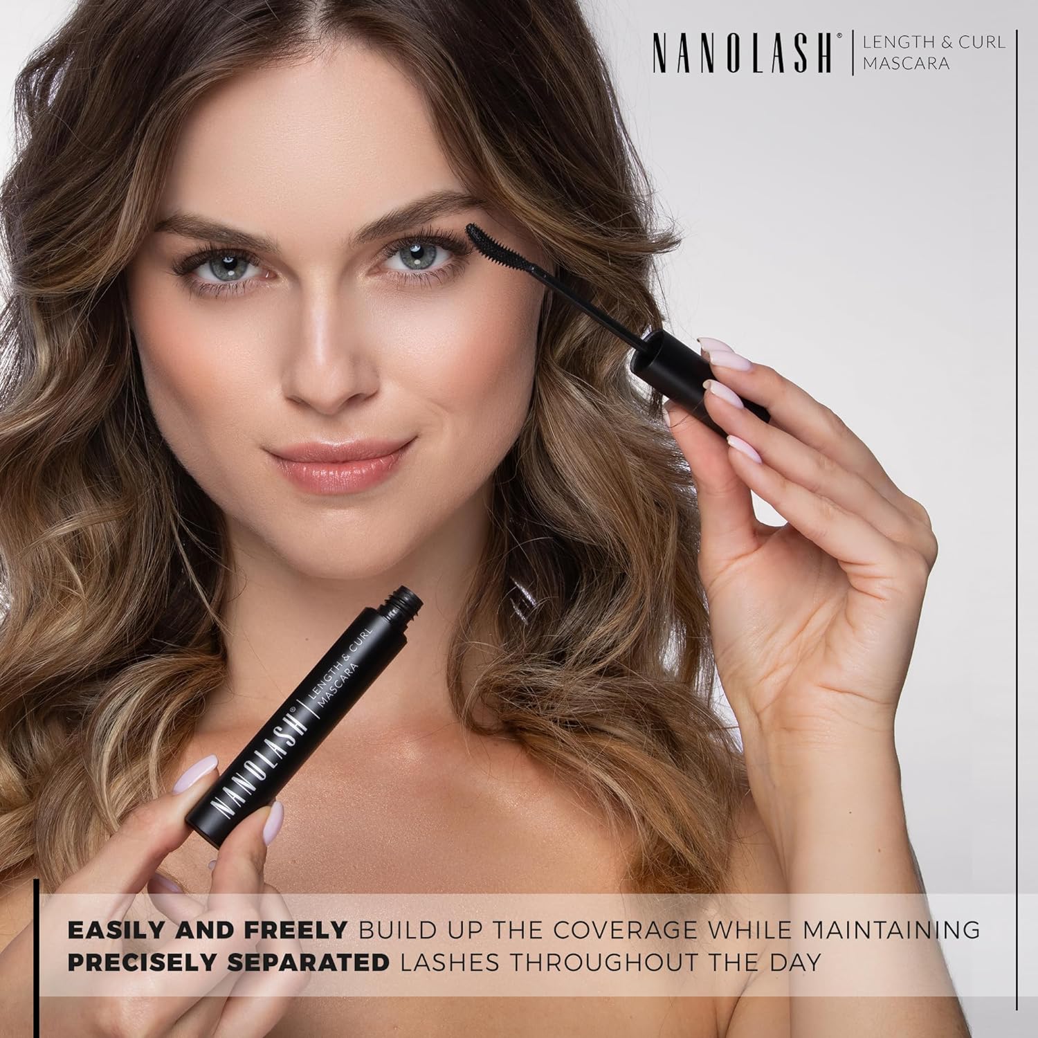 Nanolash Length&Curl Mascara 10 ml - lengthening and curling mascara, the effect of perfectly long and perfectly curled eyelashes, black mascara Beauty Goddess ScentiMelti Wax Melts