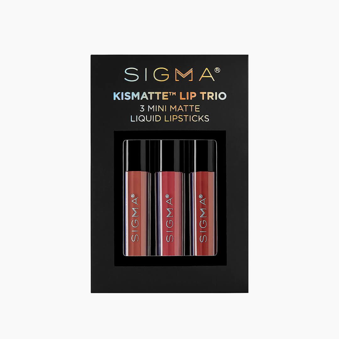 Sigma Beauty Kismatte™ Lip Trio - 3 Mini Matte Liquid Lipsticks - ScentiMelti Home Fragrance, Beauty & Gifts UK