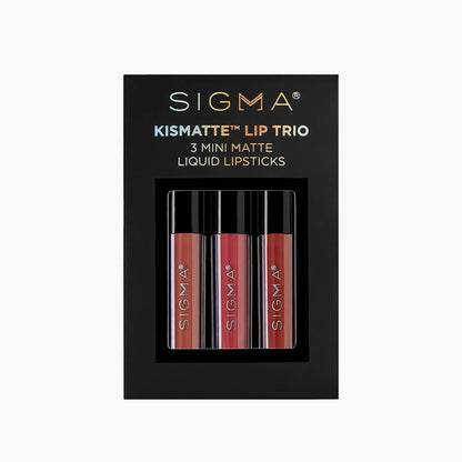 Sigma Beauty Kismatte™ Lip Trio - 3 Mini Matte Liquid Lipsticks - ScentiMelti Home Fragrance, Beauty & Gifts UK