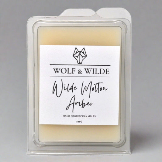 Molton Amber Soy Wax Melts 100g Wolf & Wilde ScentiMelti Wax Melts