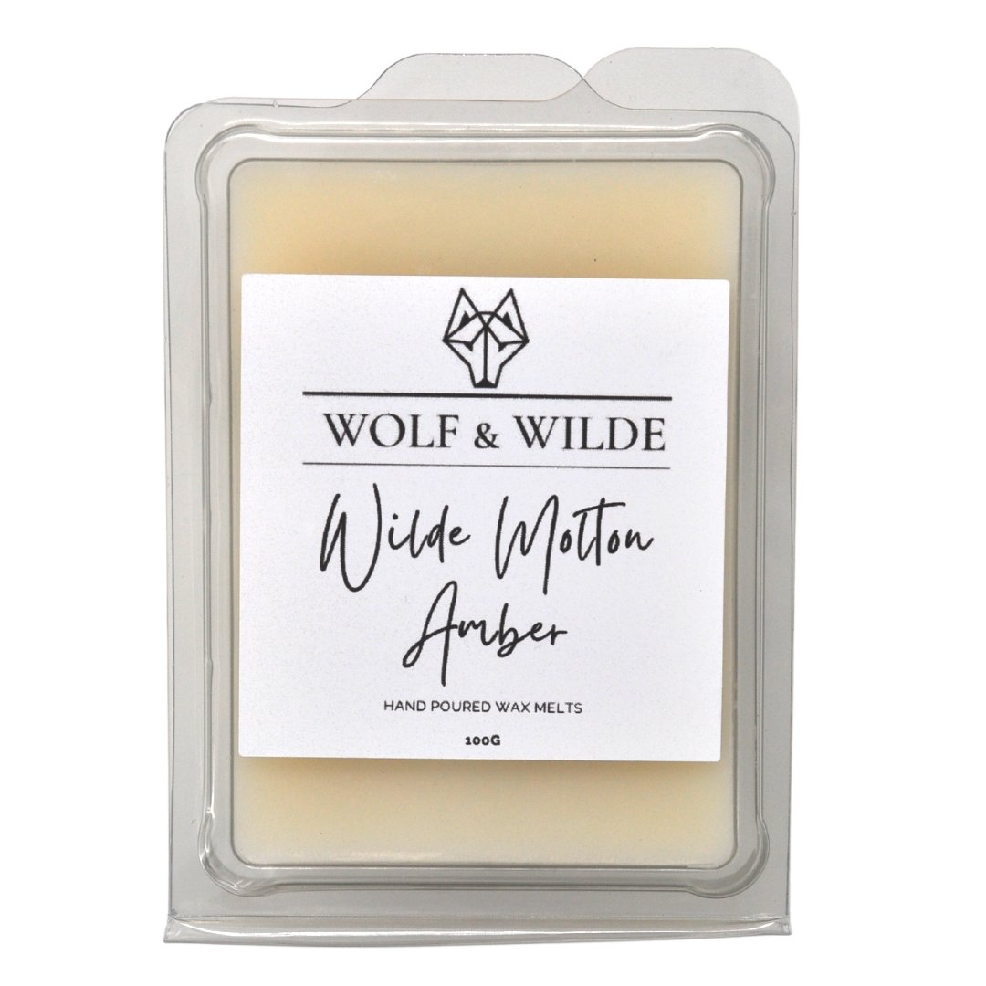 Molton Amber Soy Wax Melts 100g Wolf & Wilde ScentiMelti Wax Melts