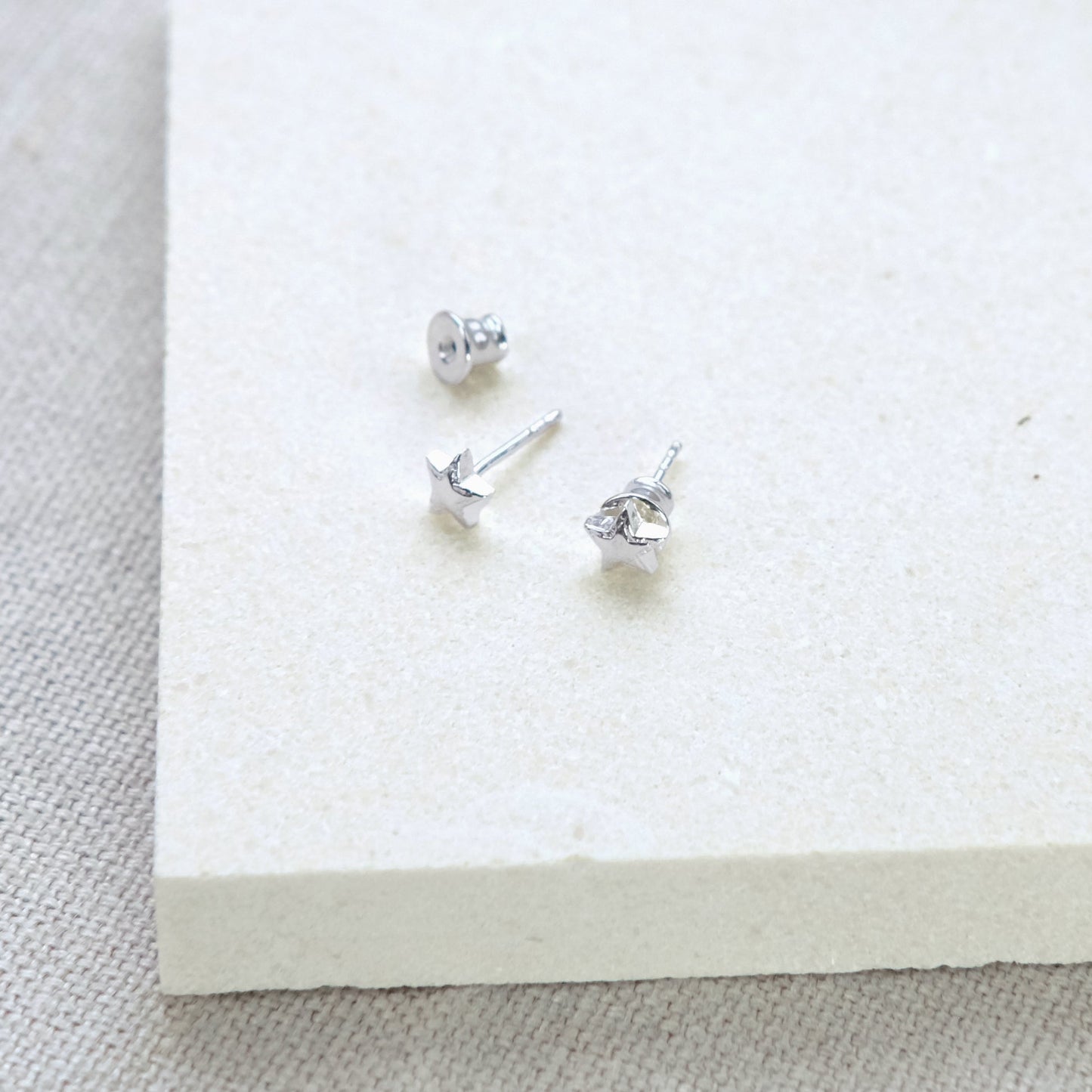 Star Stud Earrings - Sterling Silver Lezzeri ScentiMelti Wax Melts