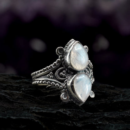 'Eden' ~ Moonstone Ring - ScentiMelti Home Fragrance, Beauty & Gifts UK