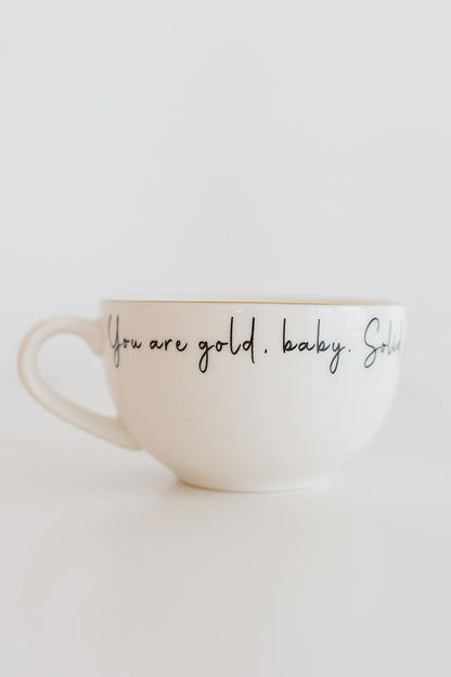 Hidden Message Mug You are Gold Baby, You are Gorgeous geople home & baby london ScentiMelti Wax Melts