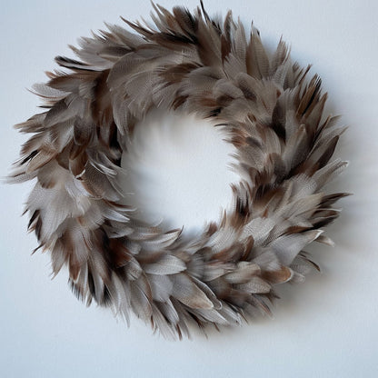 Natural Feather Wreath - ScentiMelti Home Fragrance, Beauty & Gifts UK