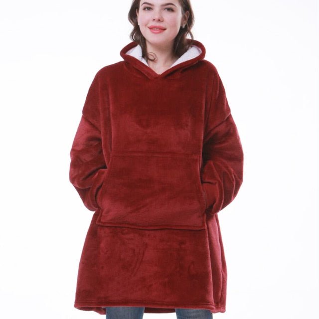 One size Hoodie Blanket with Sleeves - ScentiMelti Home Fragrance, Beauty & Gifts UK