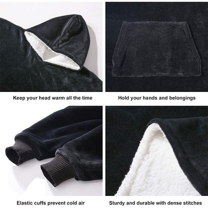 One size Hoodie Blanket with Sleeves - ScentiMelti Home Fragrance, Beauty & Gifts UK