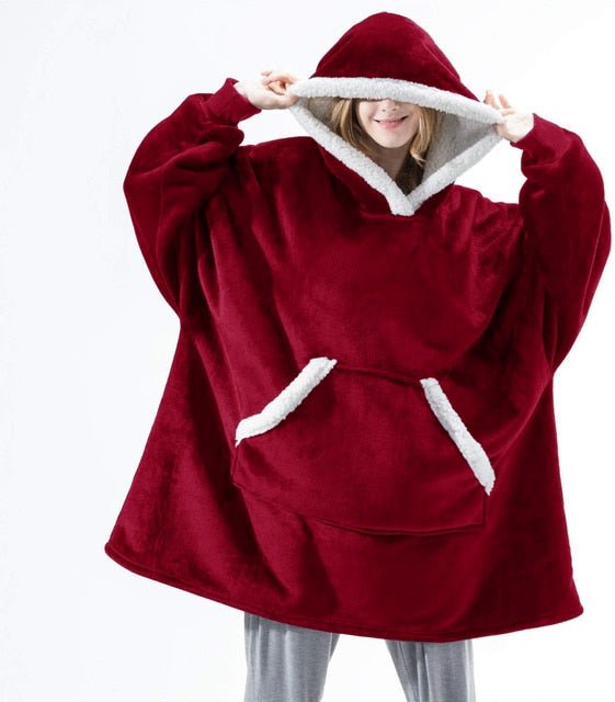 One size Hoodie Blanket with Sleeves - ScentiMelti Home Fragrance, Beauty & Gifts UK