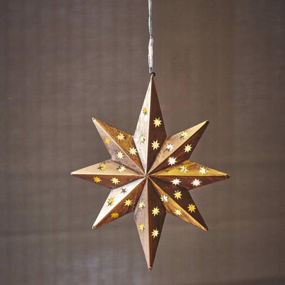 Gold LED Star Christmas Tree Topper - ScentiMelti Home Fragrance, Beauty & Gifts UK