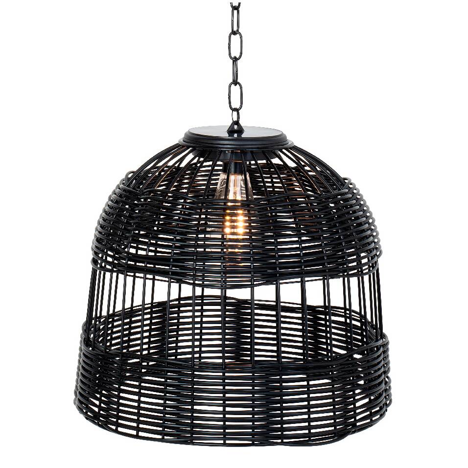 LED Solar Rattan Pendant Light - Black www.ellajames.co.uk ScentiMelti Wax Melts