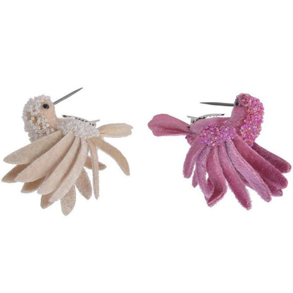 Pink And Pearl Hummingbird Clip On Decorations www.ellajames.co.uk ScentiMelti Wax Melts