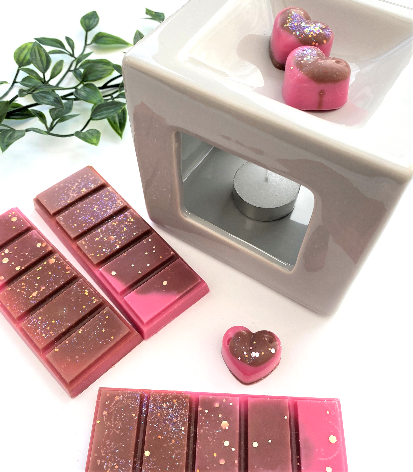 Pink Custard & Choc Crunch Wax Melts - ScentiMelti  Pink Custard & Choc Crunch Wax Melts