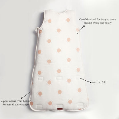 Peach Sun Baby Sleeping Bag Cotton Passion UK ScentiMelti Wax Melts