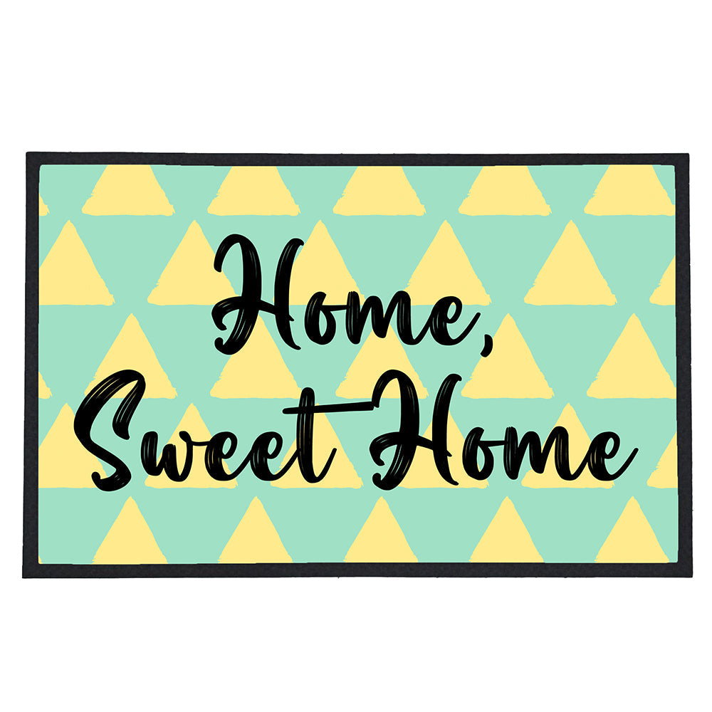 Personalised Triangle Pattern Doormat - ScentiMelti Home Fragrance, Beauty & Gifts UK