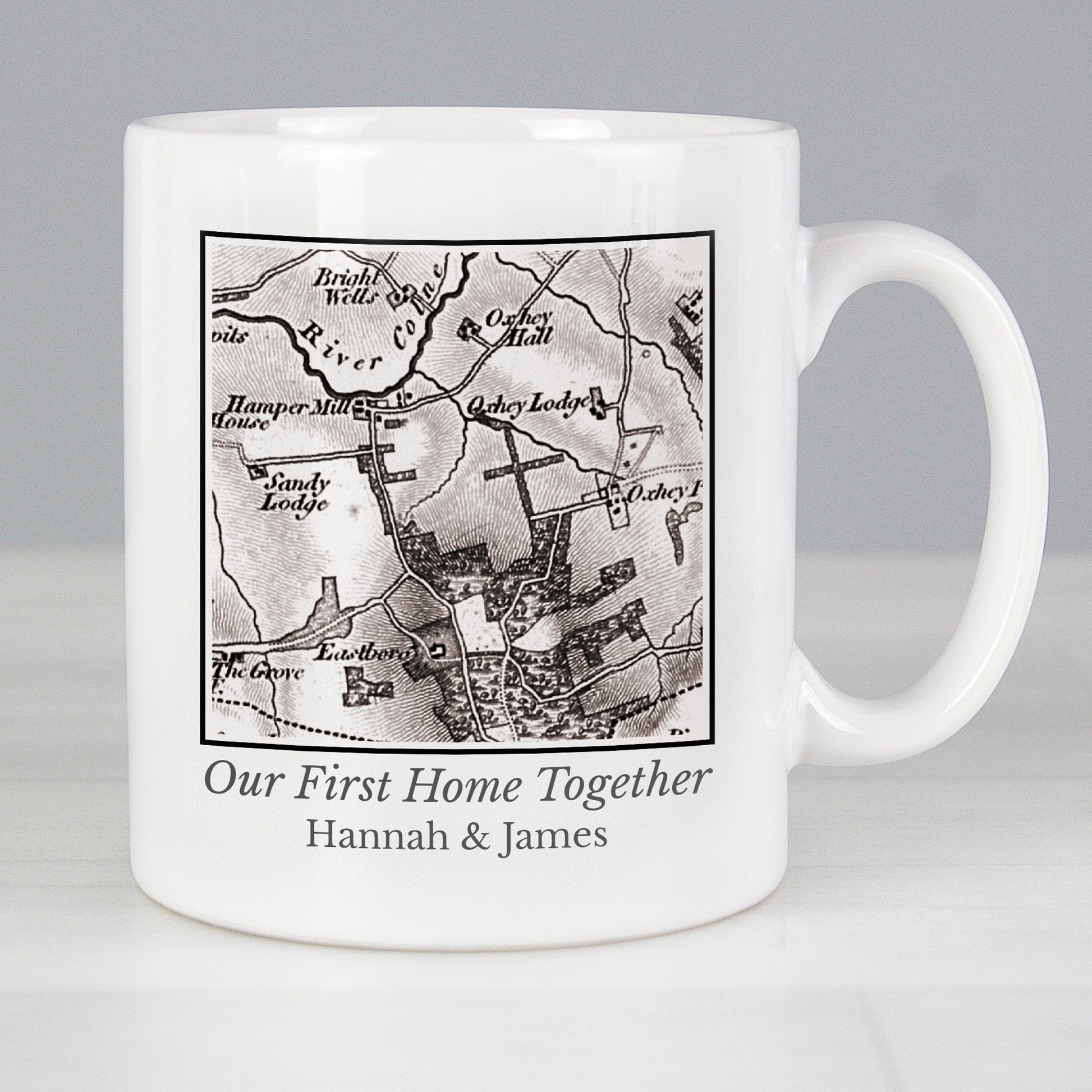 Personalised 1805 - 1874 Old Series Map Compass Mug Gifts Finder ScentiMelti Wax Melts