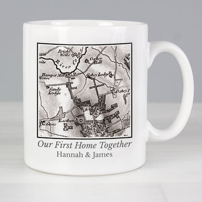 Personalised 1805 - 1874 Old Series Map Compass Mug Gifts Finder ScentiMelti Wax Melts