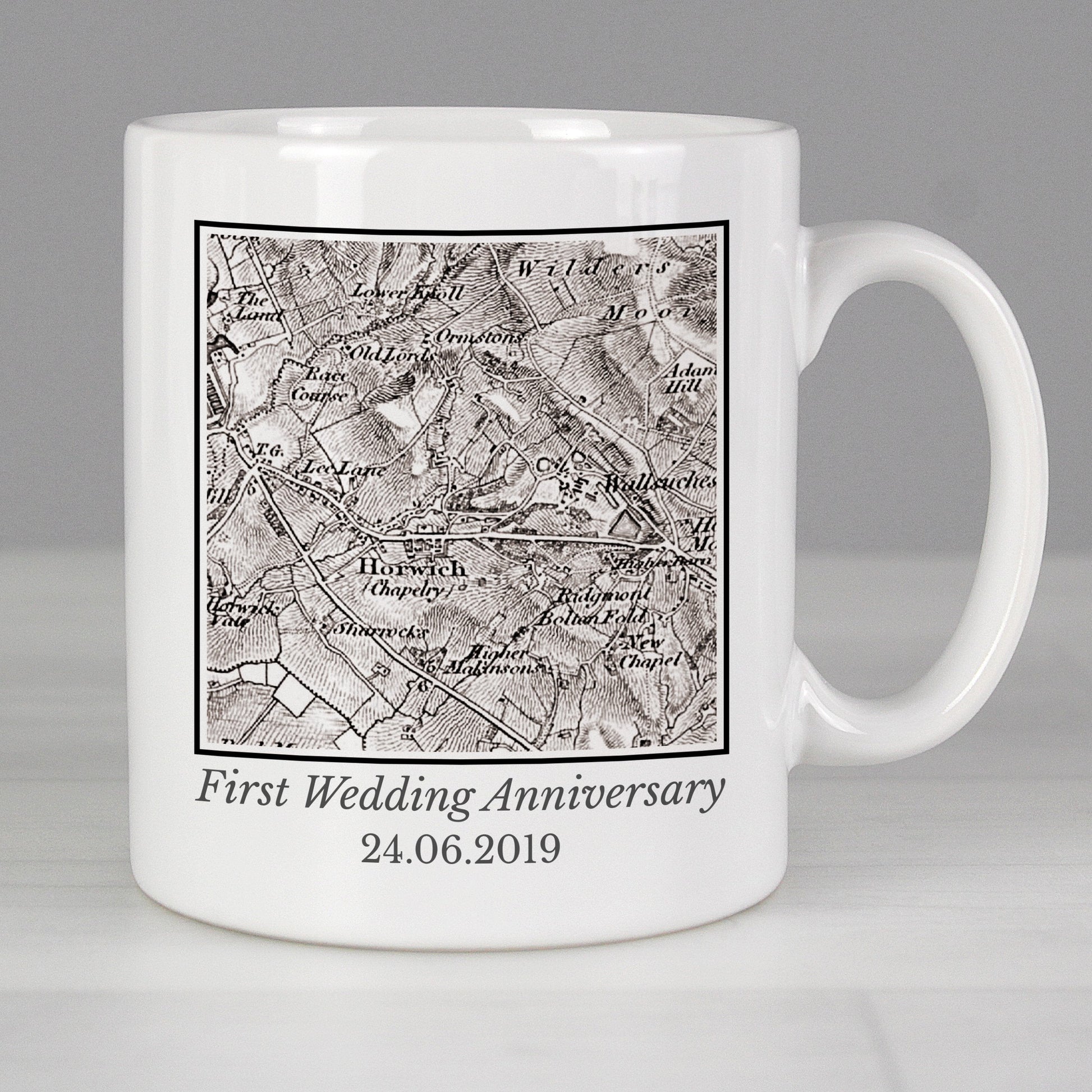 Personalised 1805 - 1874 Old Series Map Compass Mug Gifts Finder ScentiMelti Wax Melts