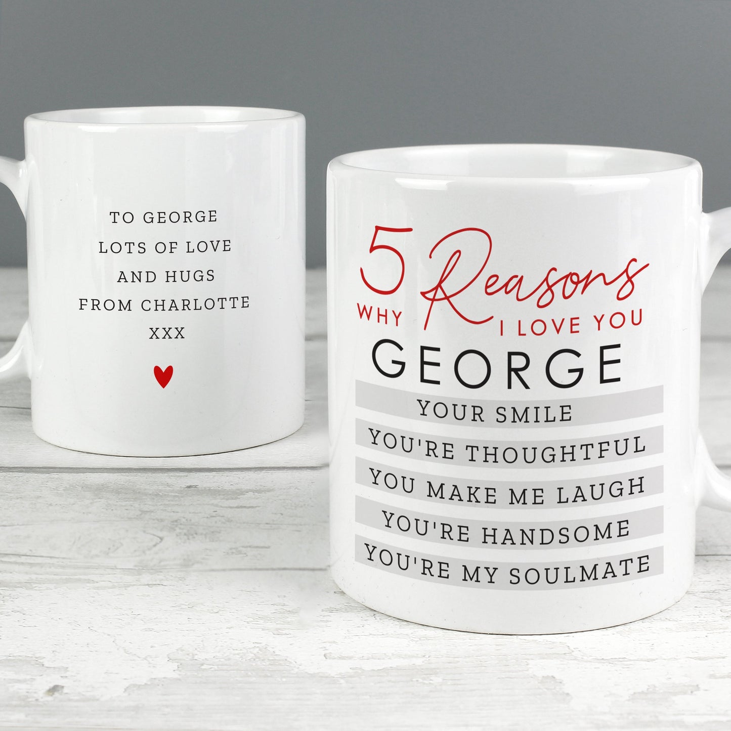 Personalised 5 Reasons Why Mug Gifts Finder ScentiMelti Wax Melts