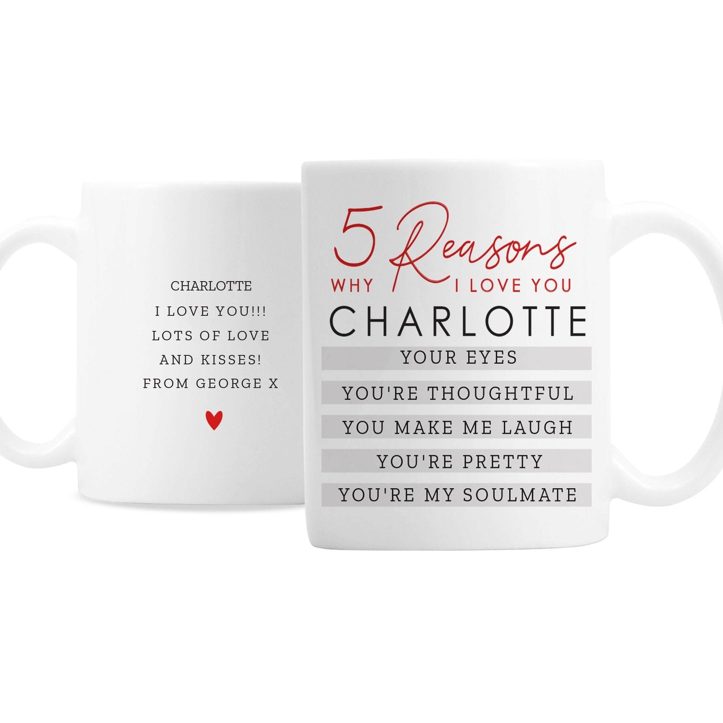 Personalised 5 Reasons Why Mug Gifts Finder ScentiMelti Wax Melts