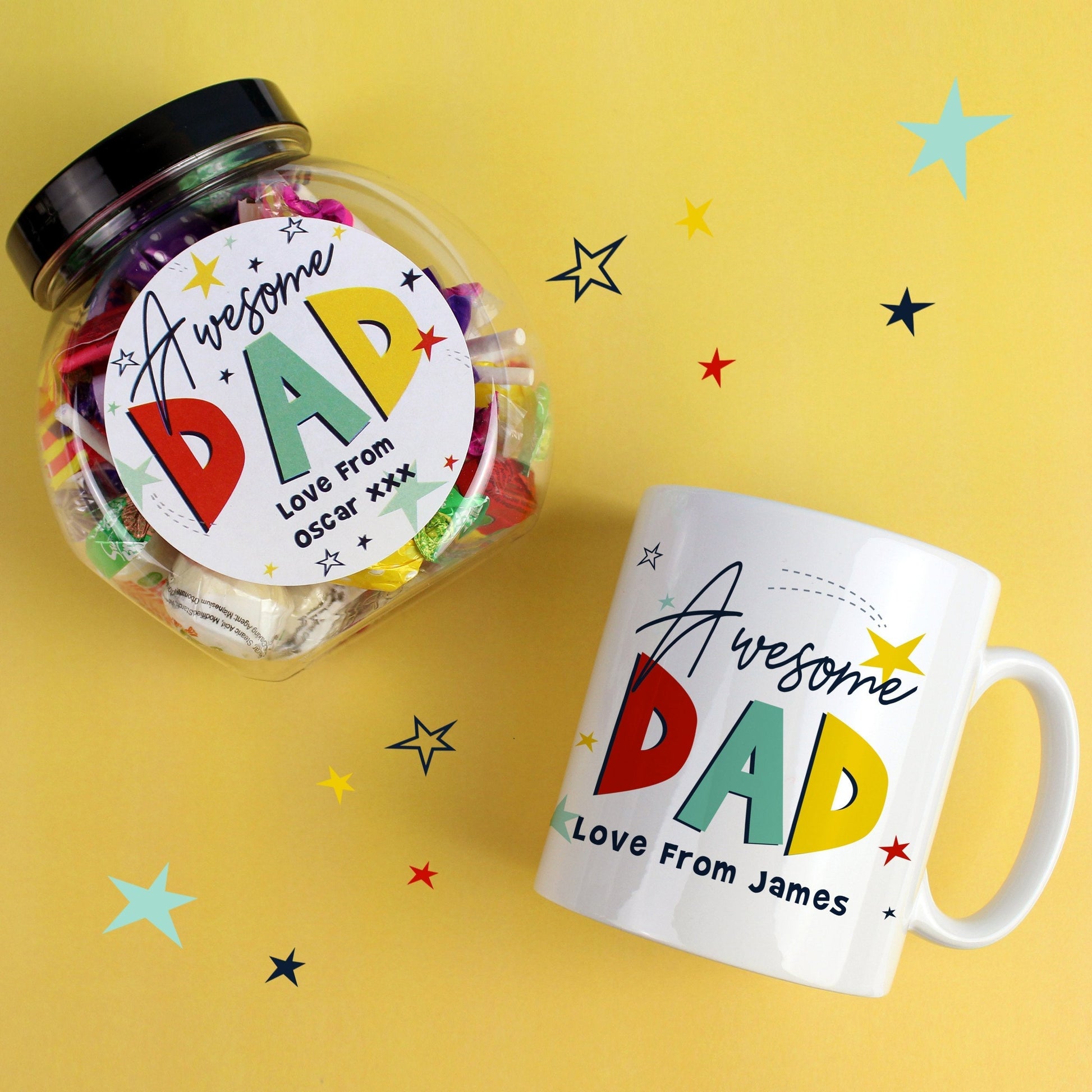 Personalised Awesome Dad Mug Gifts Finder ScentiMelti Wax Melts