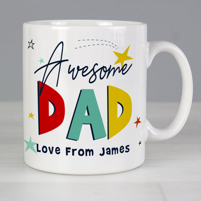 Personalised Awesome Dad Mug Gifts Finder ScentiMelti Wax Melts