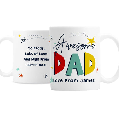 Personalised Awesome Dad Mug Gifts Finder ScentiMelti Wax Melts