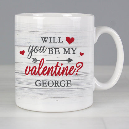 Personalised Be My Valentine Mug Gifts Finder ScentiMelti Wax Melts