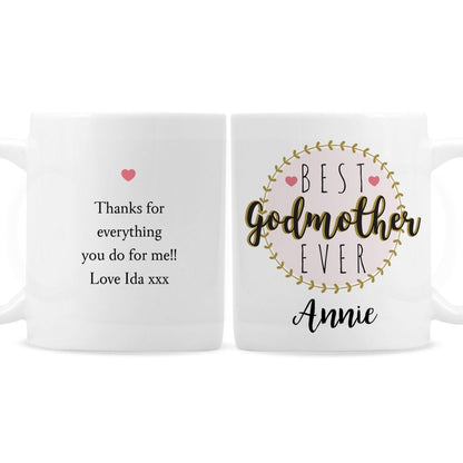 Personalised 'Best Godmother' Mug Gifts Finder ScentiMelti Wax Melts