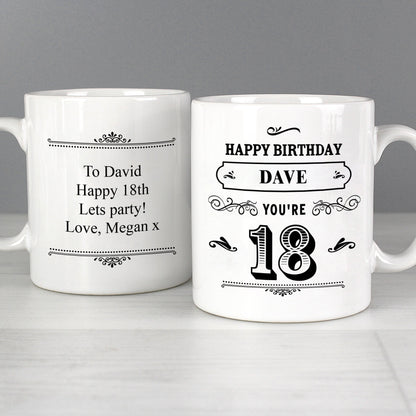 Personalised Birthday Mug Gifts Finder ScentiMelti Wax Melts