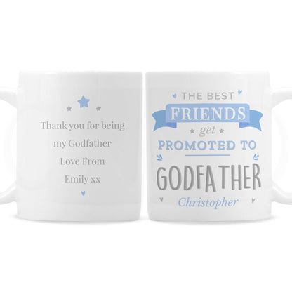 Personalised Blue Promoted to Mug Gifts Finder ScentiMelti Wax Melts