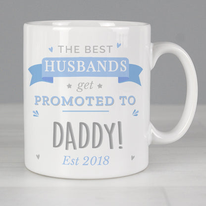 Personalised Blue Promoted to Mug Gifts Finder ScentiMelti Wax Melts