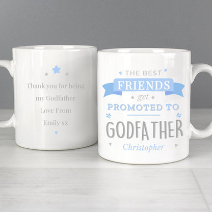 Personalised Blue Promoted to Mug Gifts Finder ScentiMelti Wax Melts