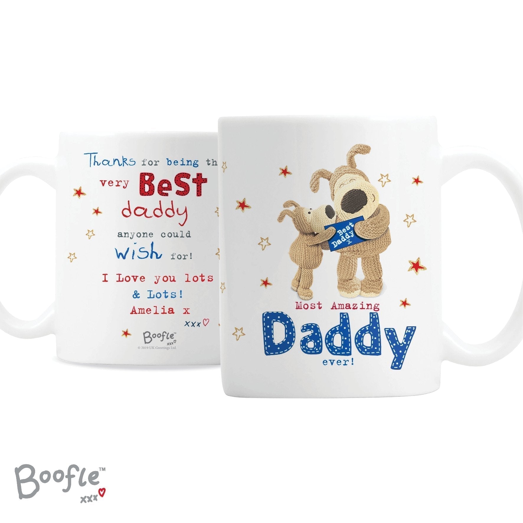 Personalised Boofle Most Amazing Daddy  Mug Gifts Finder ScentiMelti Wax Melts