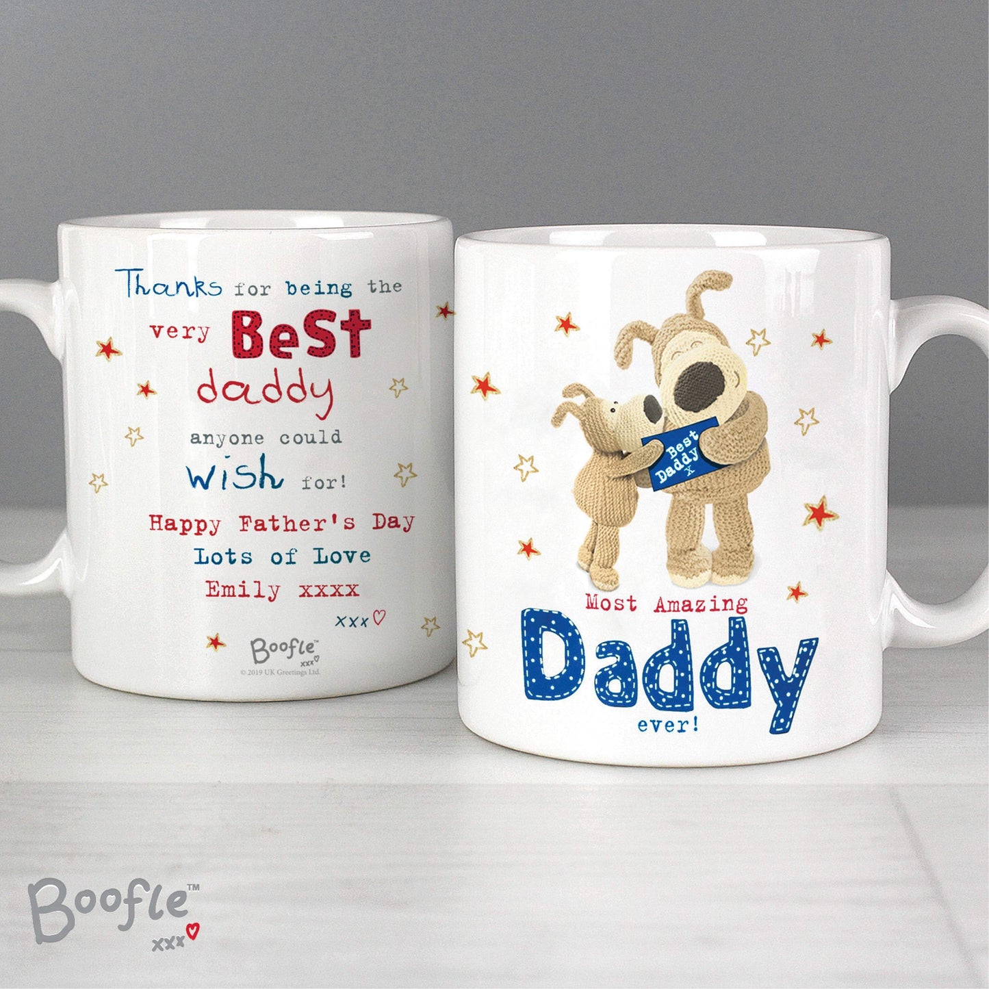 Personalised Boofle Most Amazing Daddy  Mug Gifts Finder ScentiMelti Wax Melts