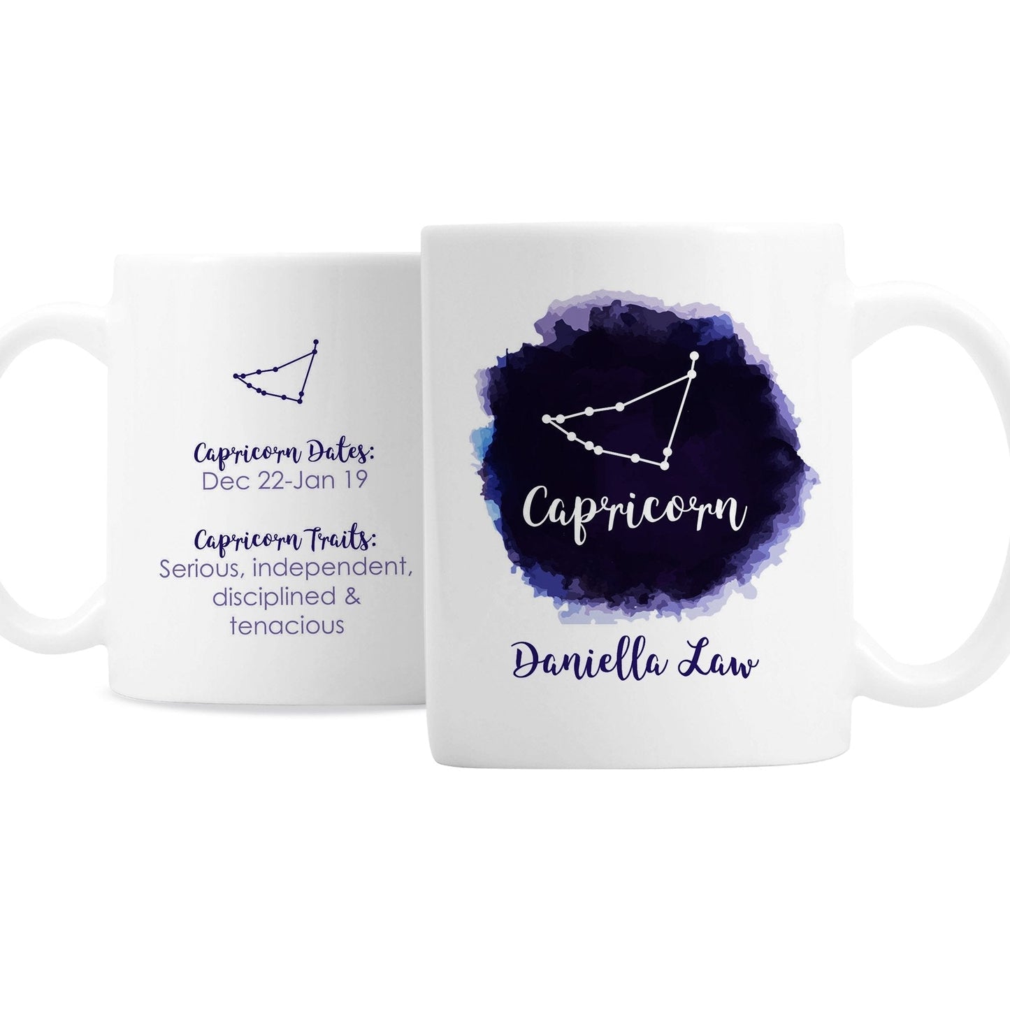 Personalised Capricorn Zodiac Star Sign Mug (December 22nd - 19th January) Gifts Finder ScentiMelti Wax Melts