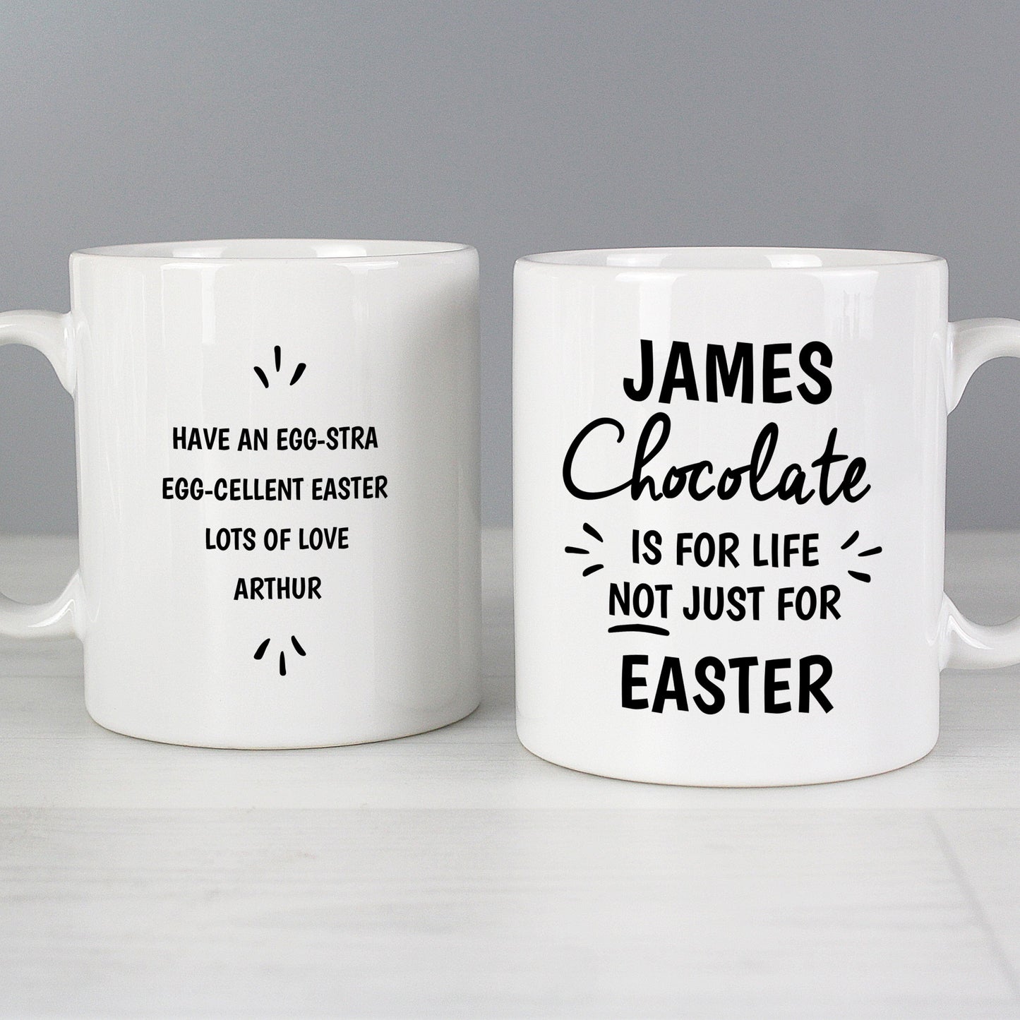 Personalised Chocolate Is For Life Mug Gifts Finder ScentiMelti Wax Melts