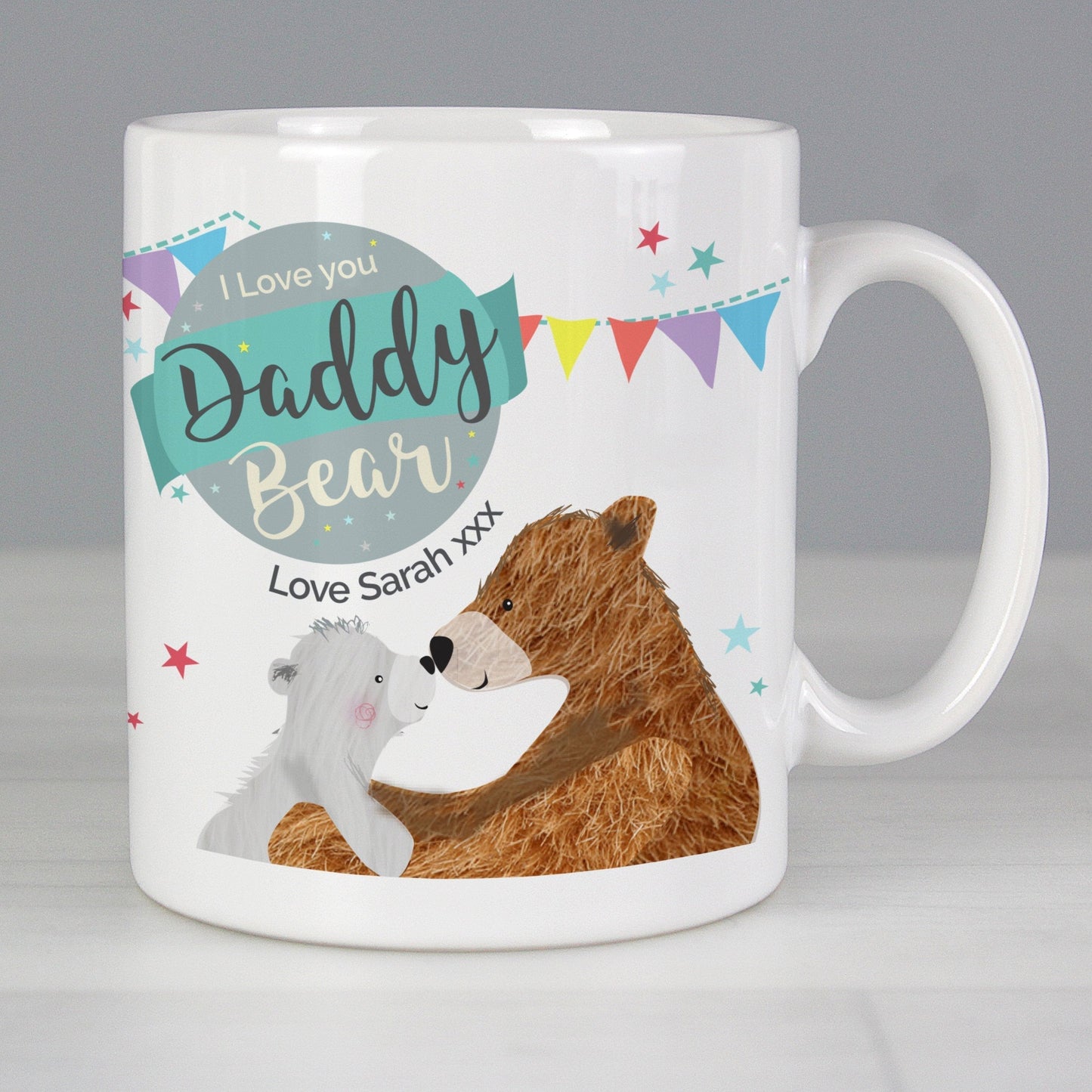 Personalised Daddy Bear Mug Gifts Finder ScentiMelti Wax Melts