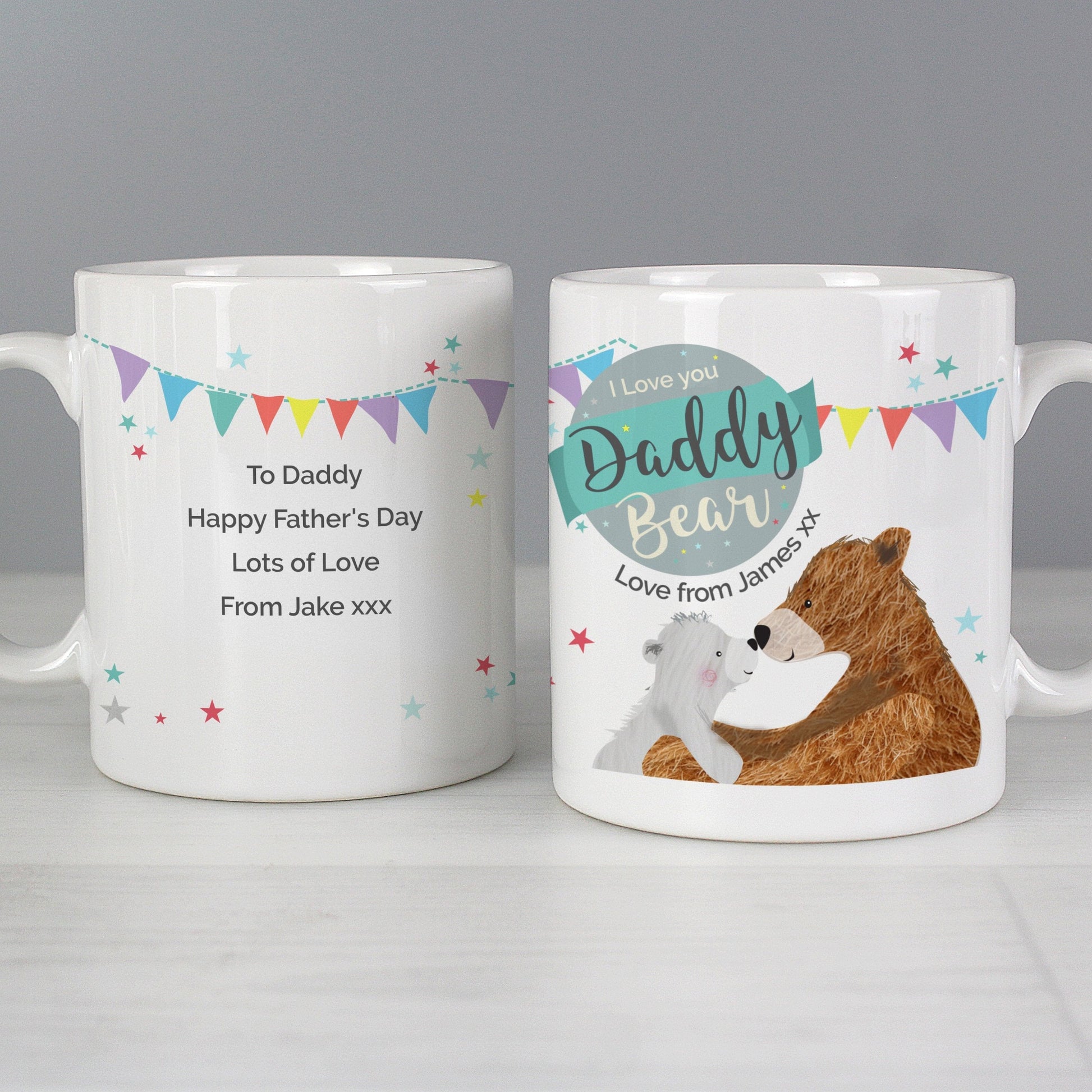 Personalised Daddy Bear Mug Gifts Finder ScentiMelti Wax Melts