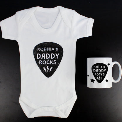 Personalised Daddy Rocks Mug Gifts Finder ScentiMelti Wax Melts