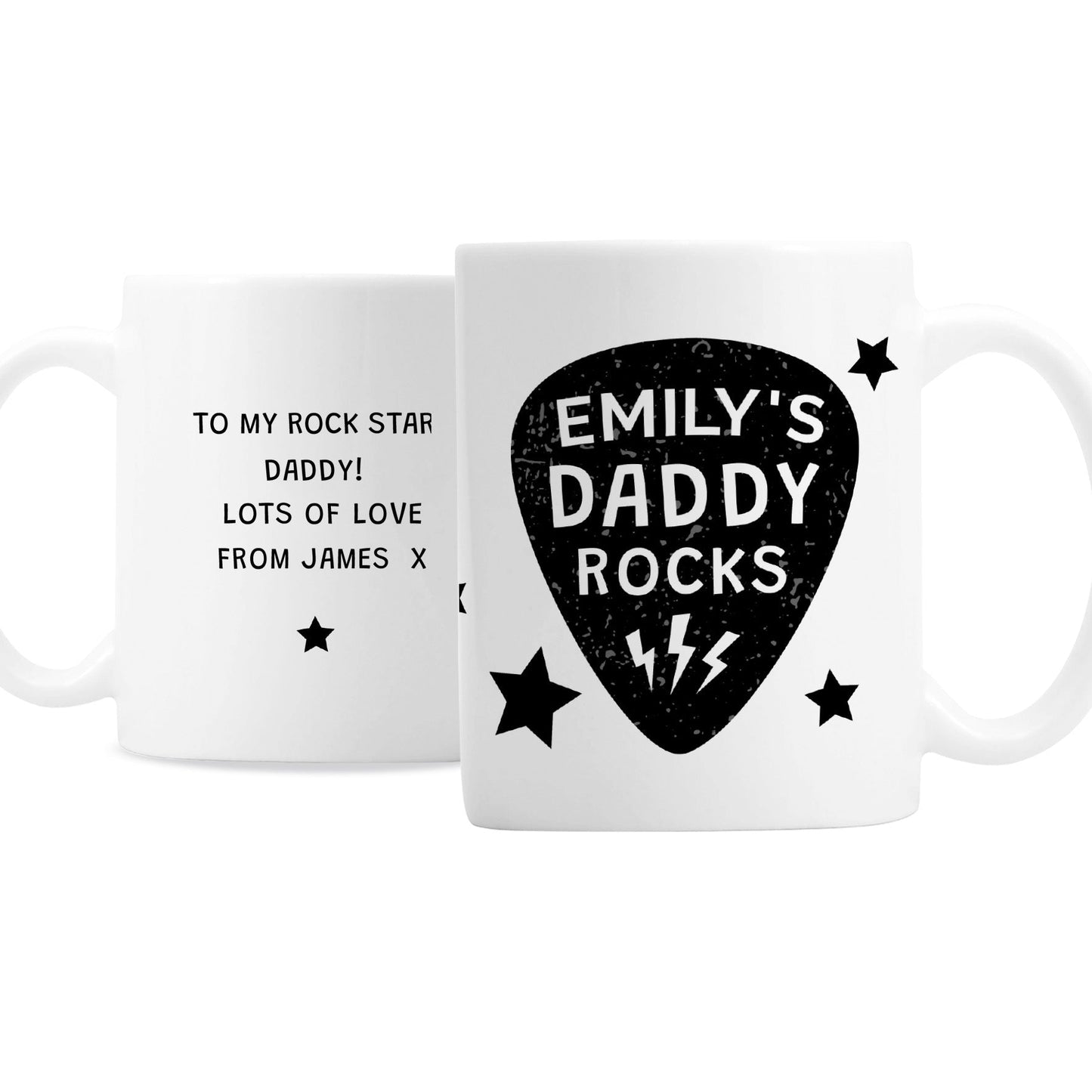 Personalised Daddy Rocks Mug Gifts Finder ScentiMelti Wax Melts