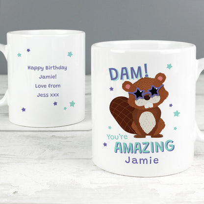 Personalised Dam You're Amazing Mug Gifts Finder ScentiMelti Wax Melts